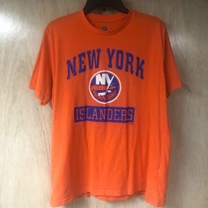 New York Islanders Men’s Large T-Shirt NHL Authentic Orange